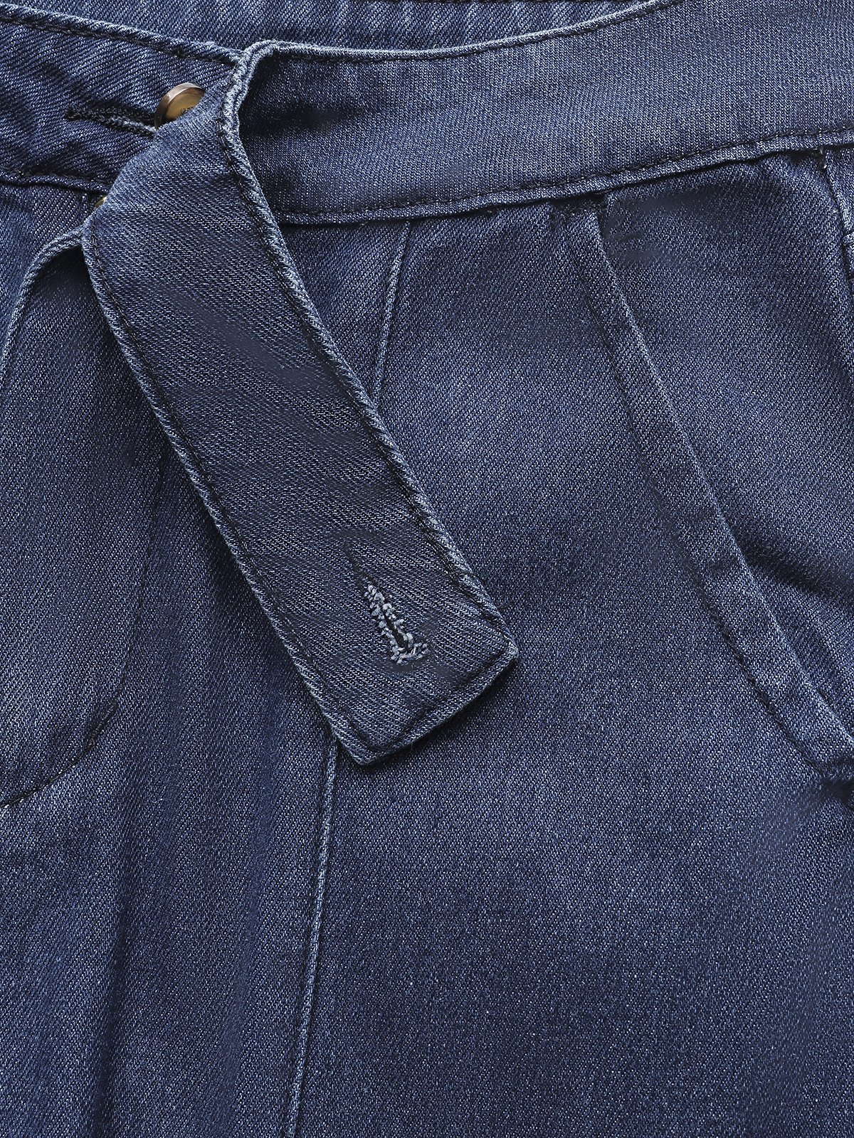 Jeans Plain Toutes Les Saisons Urbain Taille Haute Aucune élasticité Coupe Régulière Toile de Jean Long Régulier pour Femmes