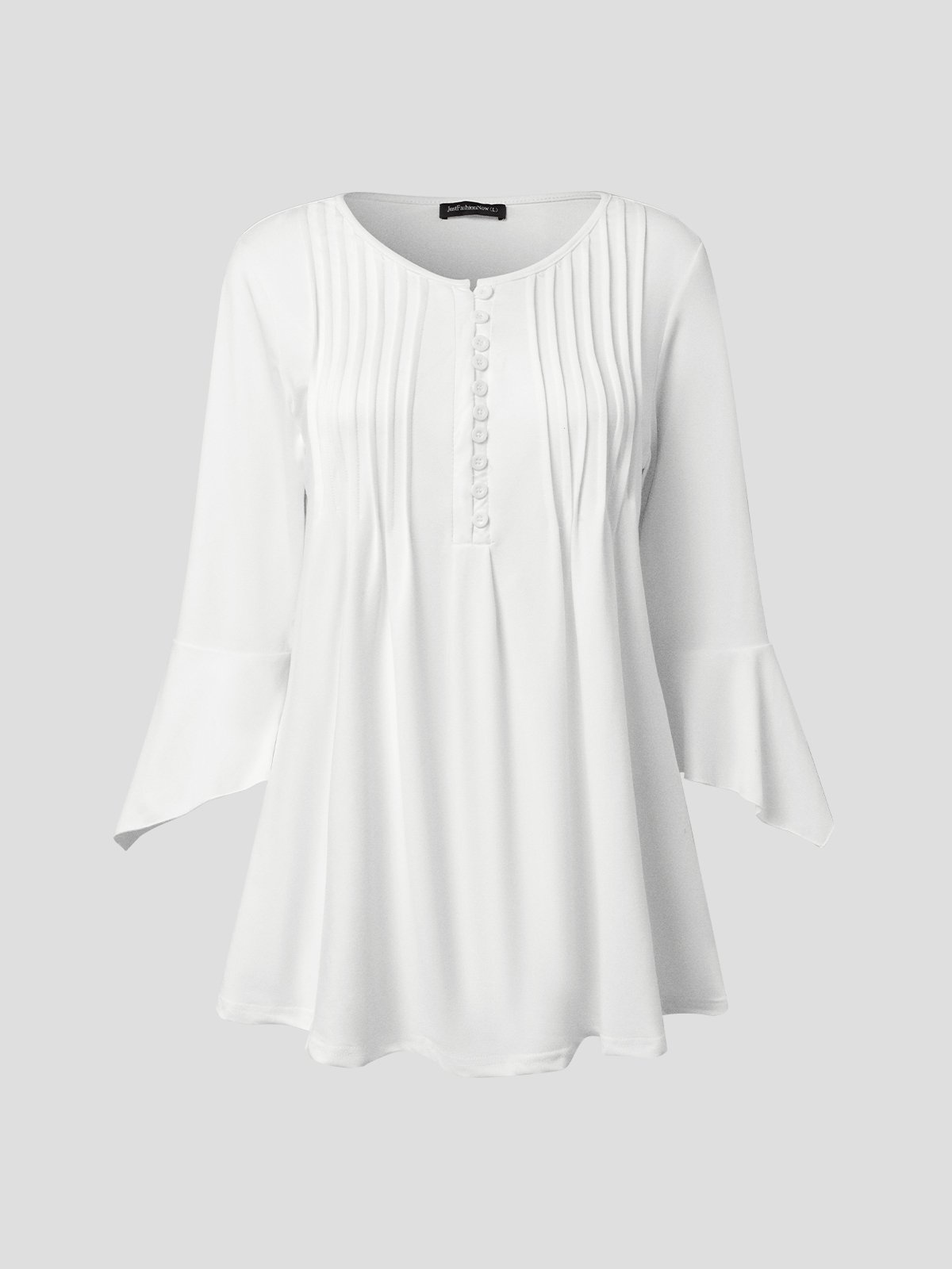 T-shirt Femme Décontracté Plaine L'  Lache Jersey Régulier A-Ligne Régulier