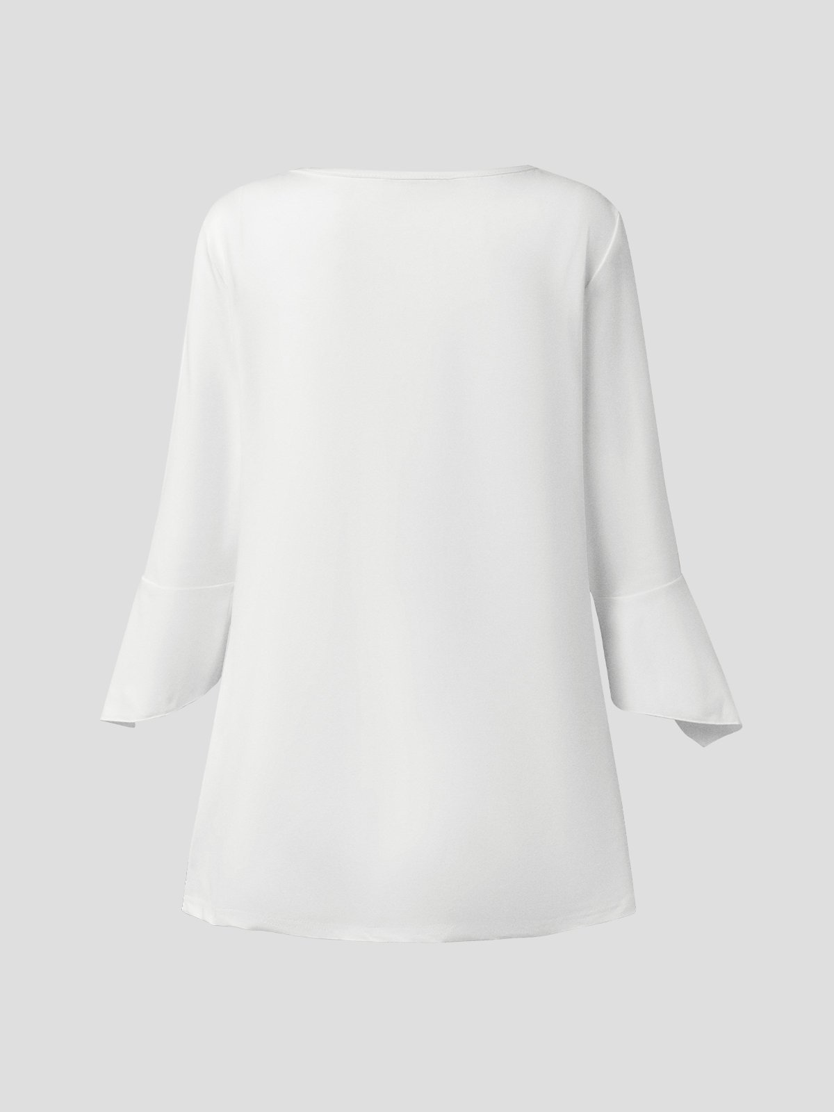 T-shirt Femme Décontracté Plaine L'  Lache Jersey Régulier A-Ligne Régulier