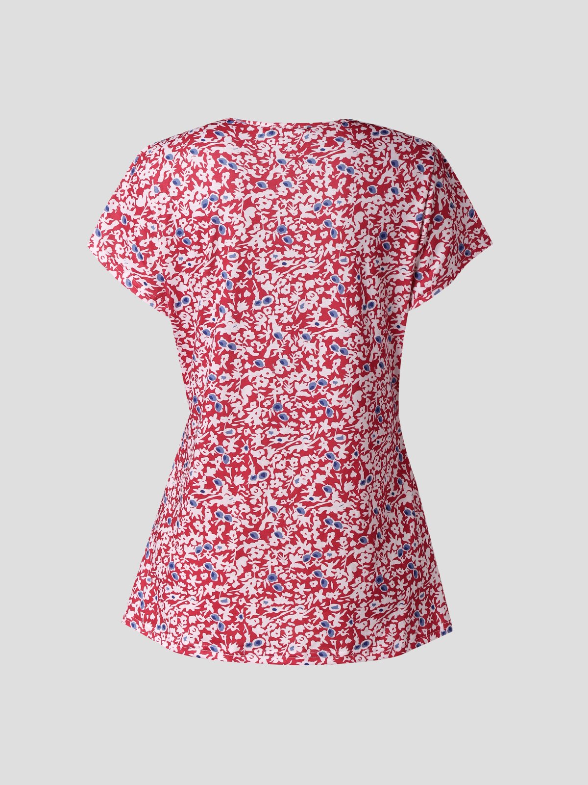 T-shirt Femme Décontracté Floral Printemps Léger Micro-élasticité Quotidien Jersey Regular H-Line