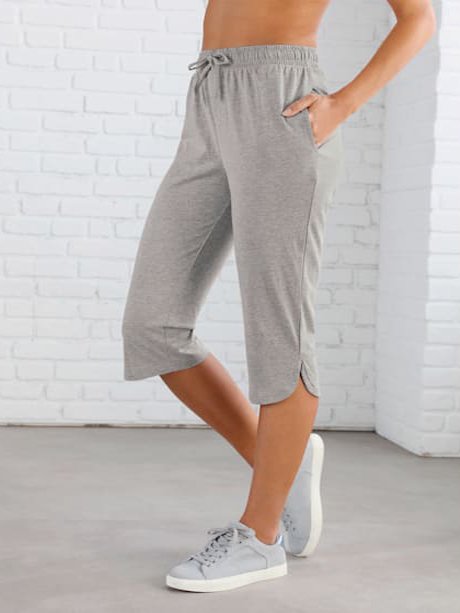 Pantalons Décontracté Plain Toutes Les Saisons Ample Cordon de Serrage Corsaire Pantalon droit Droit Régulier pour Femmes