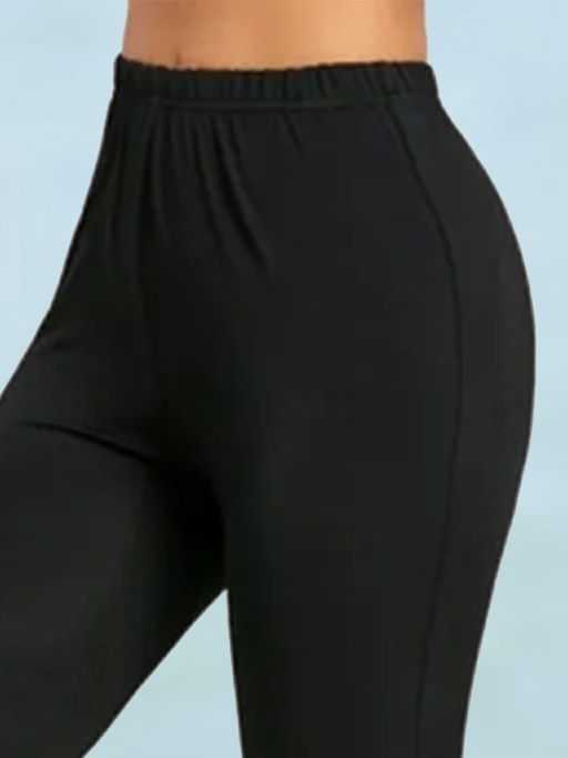 Pantalons De Yoga Femmes Plain Toutes Les Saisons Élégant Dentelle Naturel Quotidien Serré Bande Élastique Droit