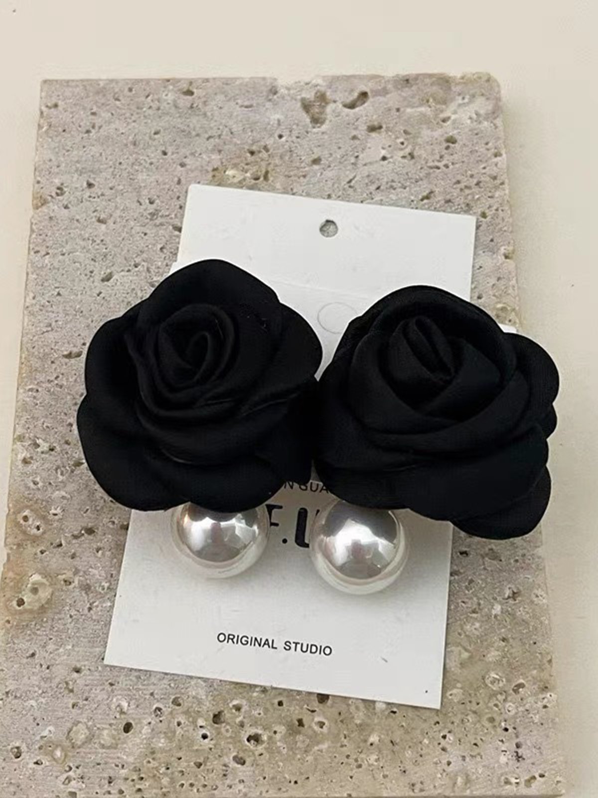 Boucles d'Oreilles Floral Toutes Les Saisons Élégant Quotidien Perle Pendre Polyester pour Femmes