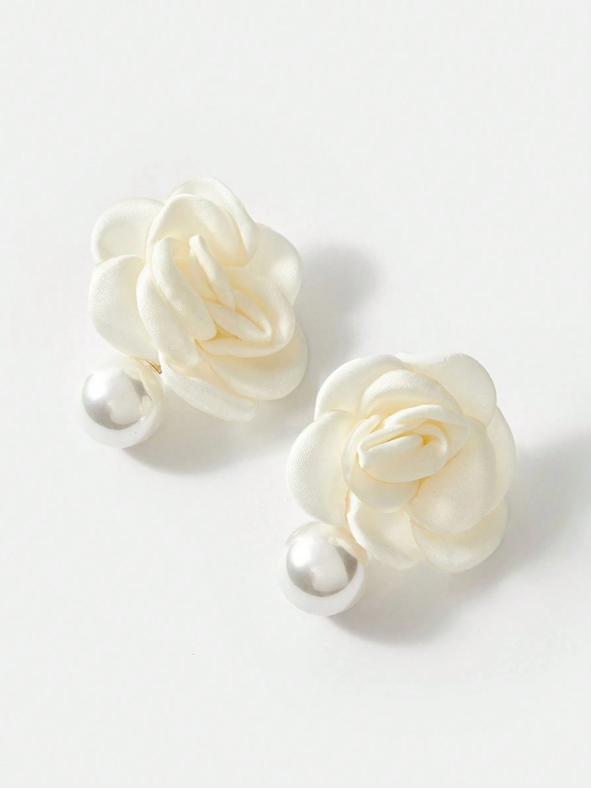 Boucles d'Oreilles Floral Toutes Les Saisons Élégant Quotidien Perle Pendre Polyester pour Femmes