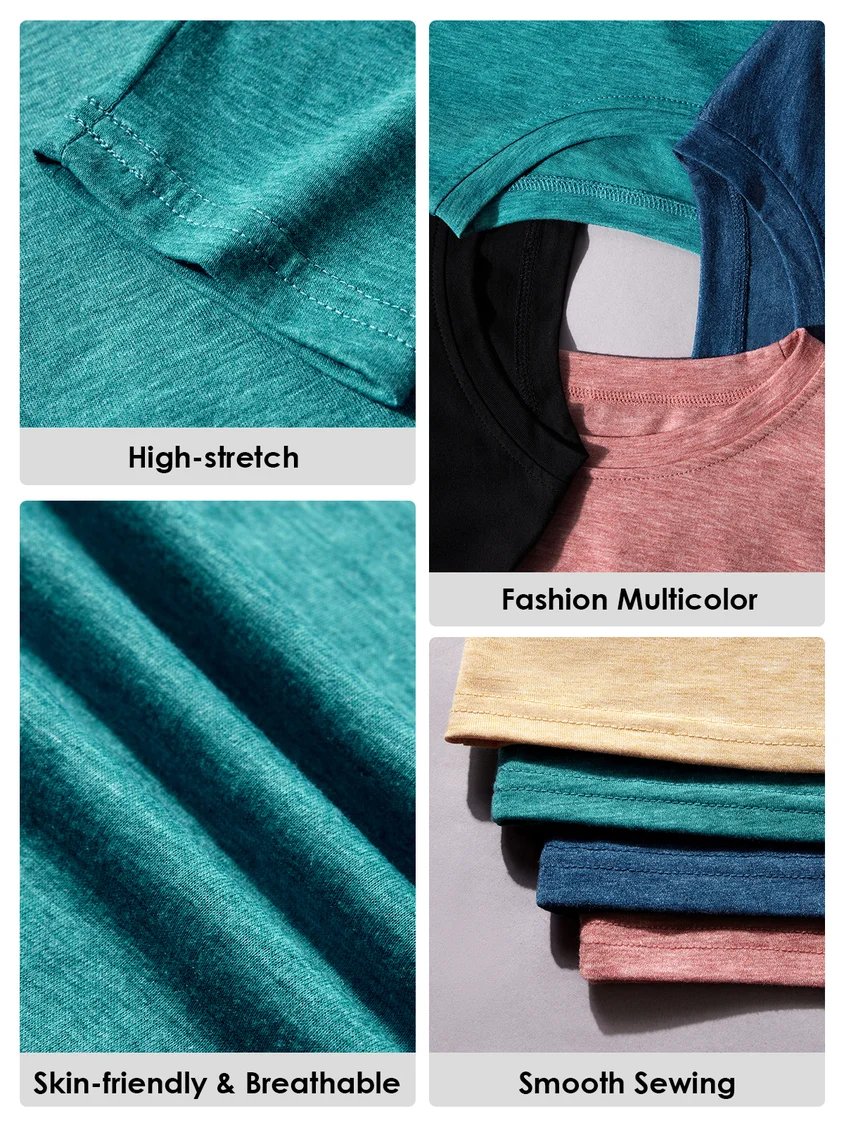 T-shirts Décontracté Printemps / Automne Cerf Quotidien Ample Manches Longues Col Rond Régulier Élasticité moyenne pour Femmes