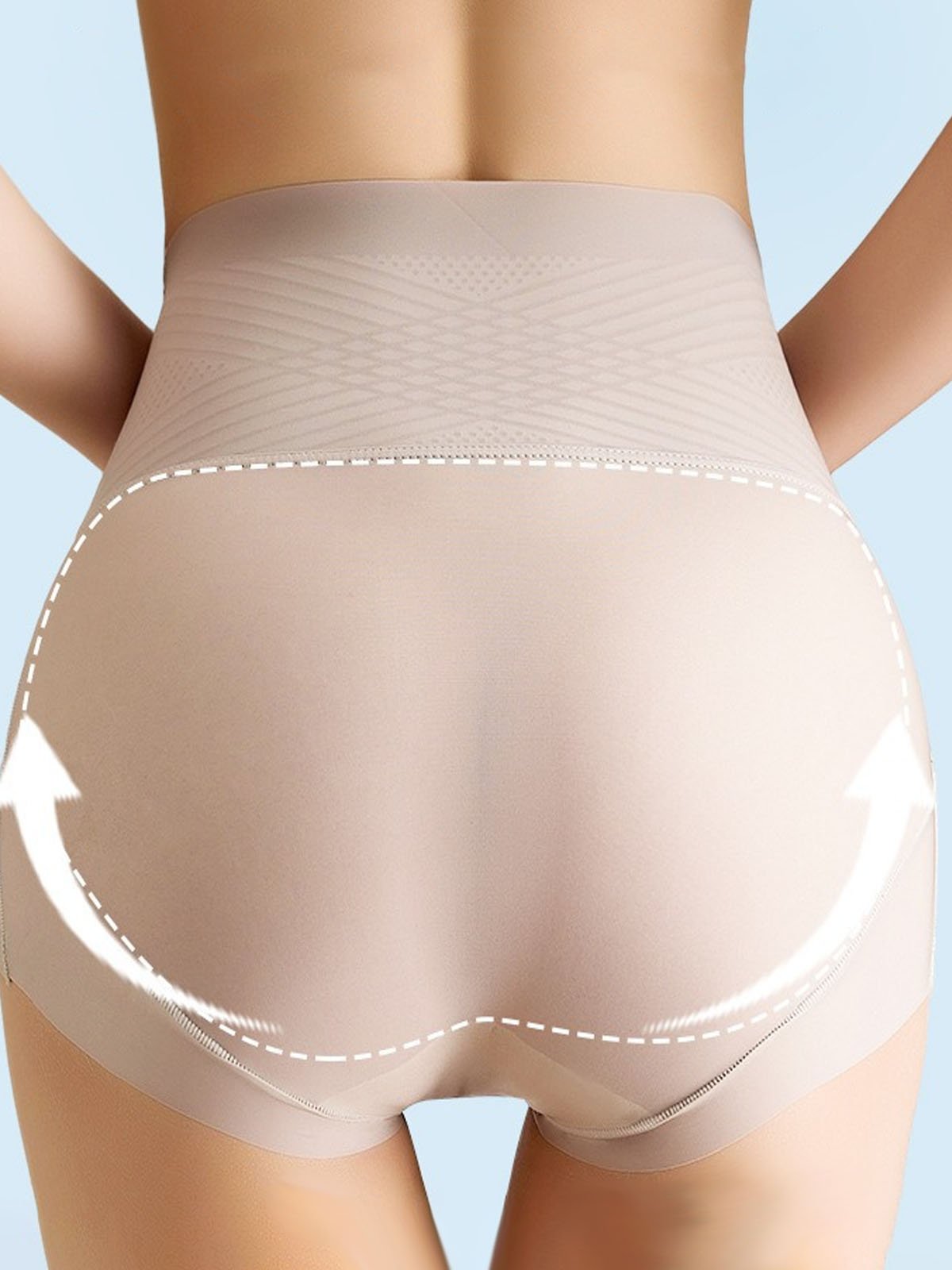 Culottes Décontracté Plain Toutes Les Saisons à Haute Élasticité Respirable Quotidien Culottes Standard Régulier pour Femmes