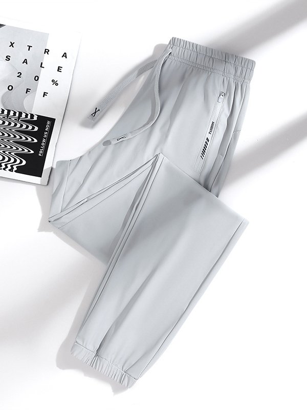Pantalons Décontracté Plain Printemps / Automne Nylon Séchage Rapide Sportif & De Plein Air Ample Standard Élasticité moyenne pour Femmes