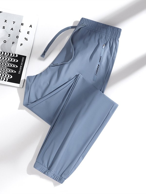 Pantalons Décontracté Plain Printemps / Automne Nylon Séchage Rapide Sportif & De Plein Air Ample Standard Élasticité moyenne pour Femmes