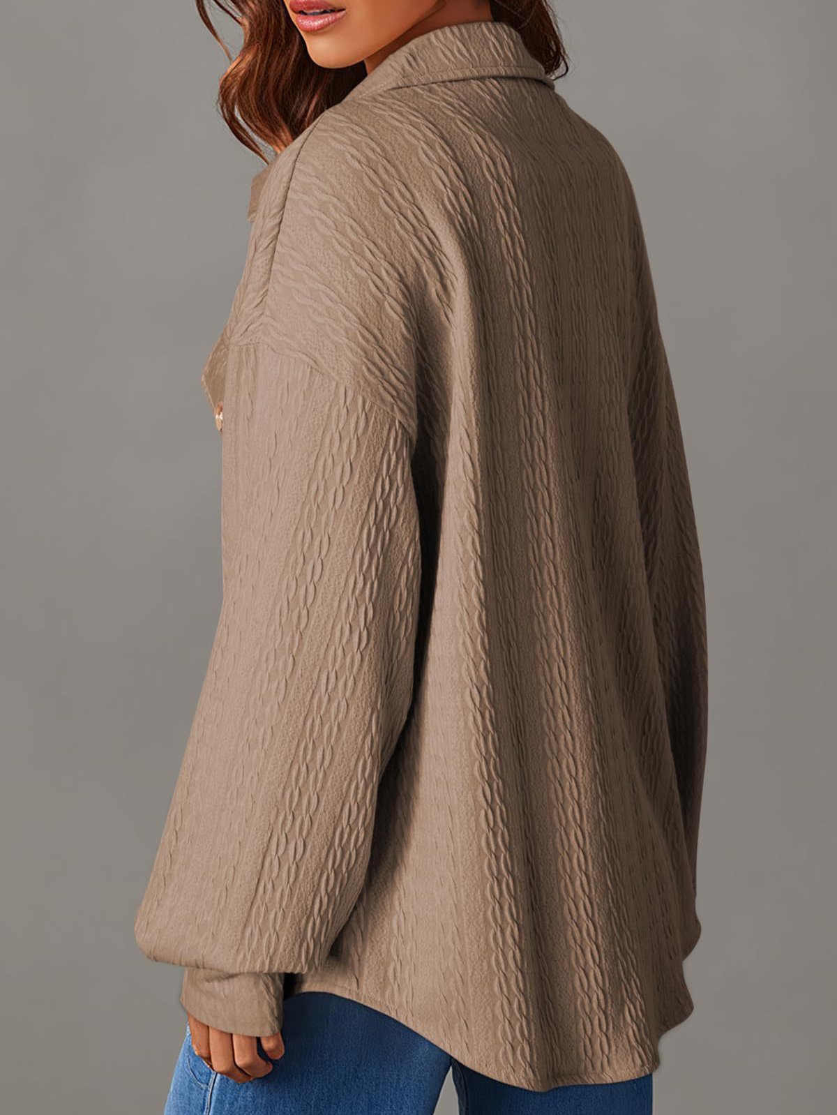 Blousons Femmes Décontracté Plain Printemps / Automne Aucune élasticité Quotidien Meilleure vente Droit Régulier Col de Chemise