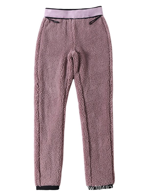 Pantalons De Yoga Femmes Décontracté Plain Printemps / Automne Polyester à Haute Élasticité Quotidien Pantalon à la cheville Legging en Toison
