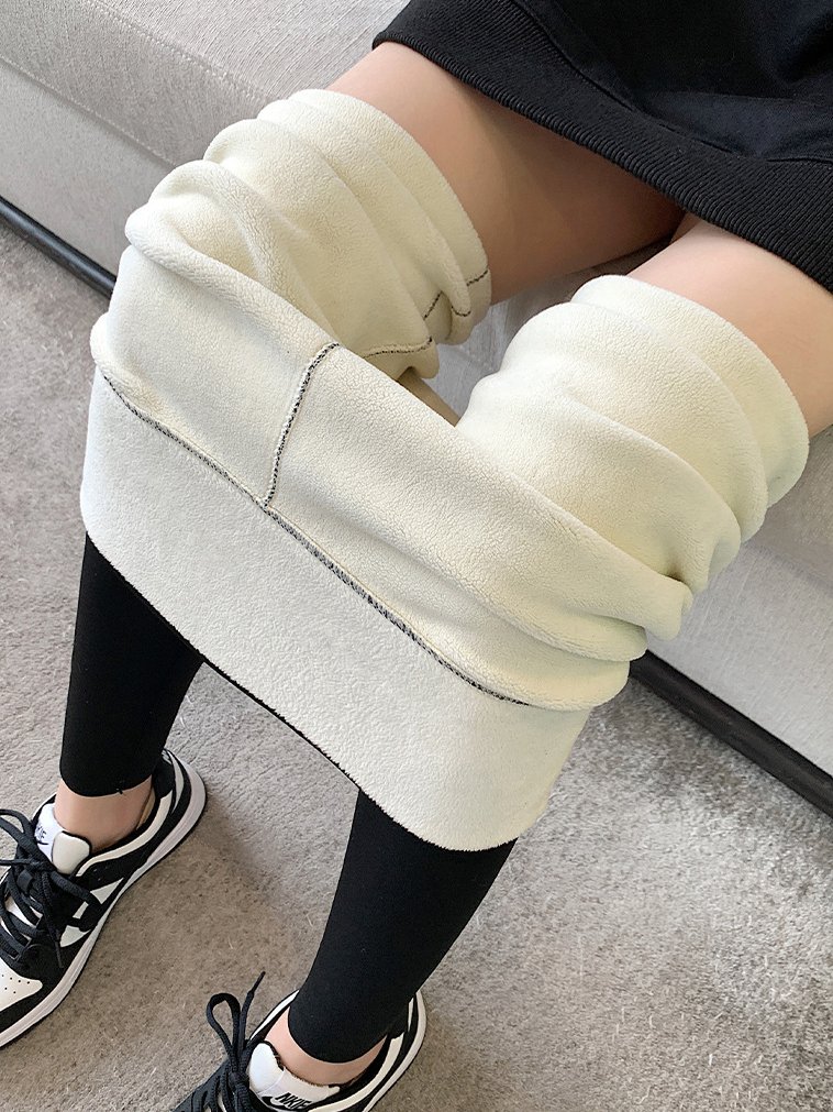 Pantalons De Yoga Femmes Décontracté Plain Printemps / Automne Polyester Poids lourd à Haute Élasticité Serré Pantalon à la cheville Droit