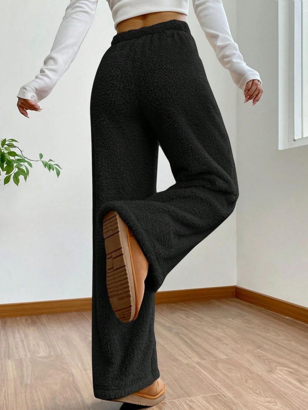 Pantalons Femmes Décontracté Plain Printemps / Automne Naturel Aucune élasticité Quotidien Ample Long Régulier