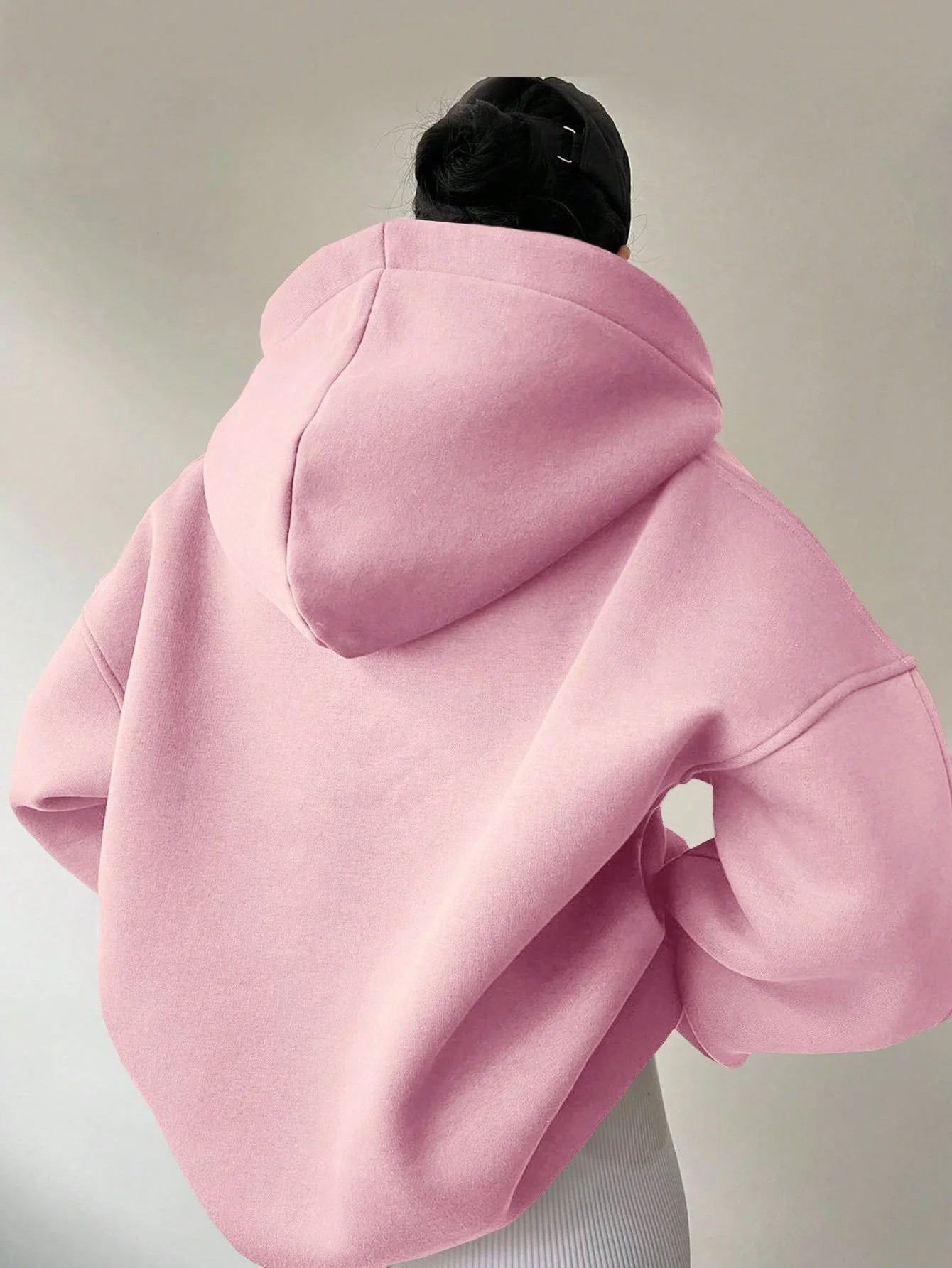 à Capuche Décontracté Plain Printemps / Automne Polyester Quotidien Ample Régulier O-Ligne Régulier pour Femmes