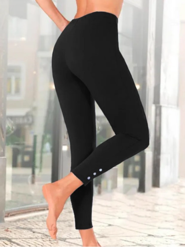 Pantalons De Yoga Femmes Décontracté Hiver Noël Polyester Quotidien Serré Pantalon coupe slim Long en Toison