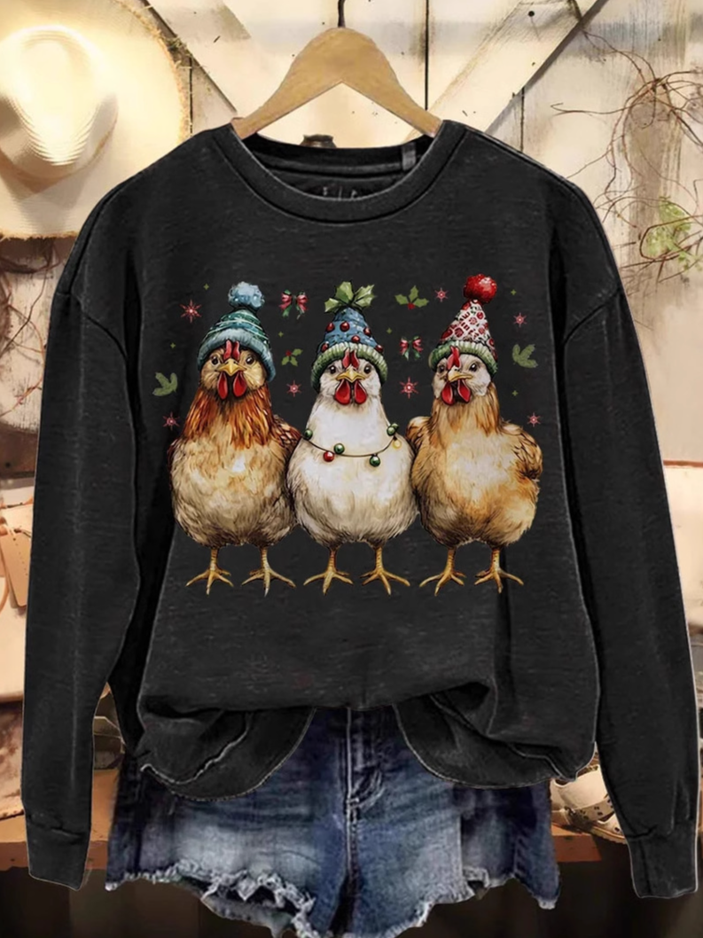 Sweat-shirts Femmes Décontracté Imprimé d'Animal Printemps / Automne Polyester Micro-élasticité Quotidien Ample Régulier Droit