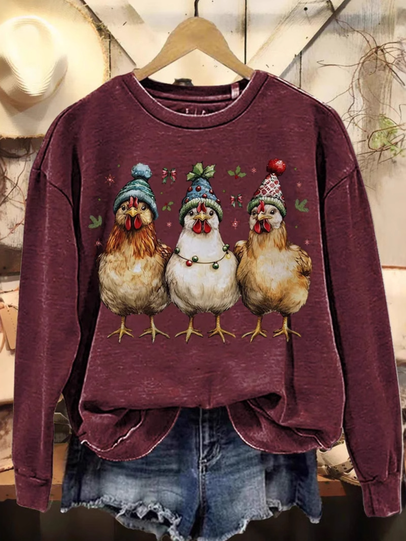 Sweat-shirts Femmes Décontracté Imprimé d'Animal Printemps / Automne Polyester Micro-élasticité Quotidien Ample Régulier Droit