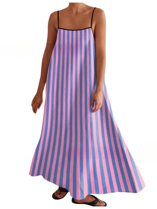 Robes Femmes Plain Urbain Été Col Carré Joint Fendu Micro-élasticité Ample Coton Et Lin Top Débardeur