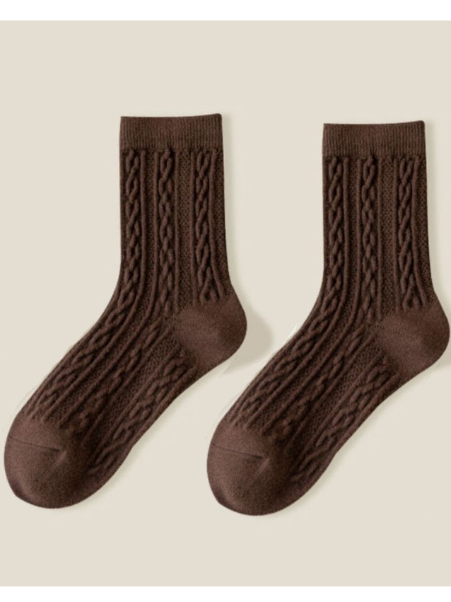Chaussettes Décontracté Plain Toutes Les Saisons Polyester Anti-bactérien Quotidien Chaussettes sur le mollet Régulier pour Femmes
