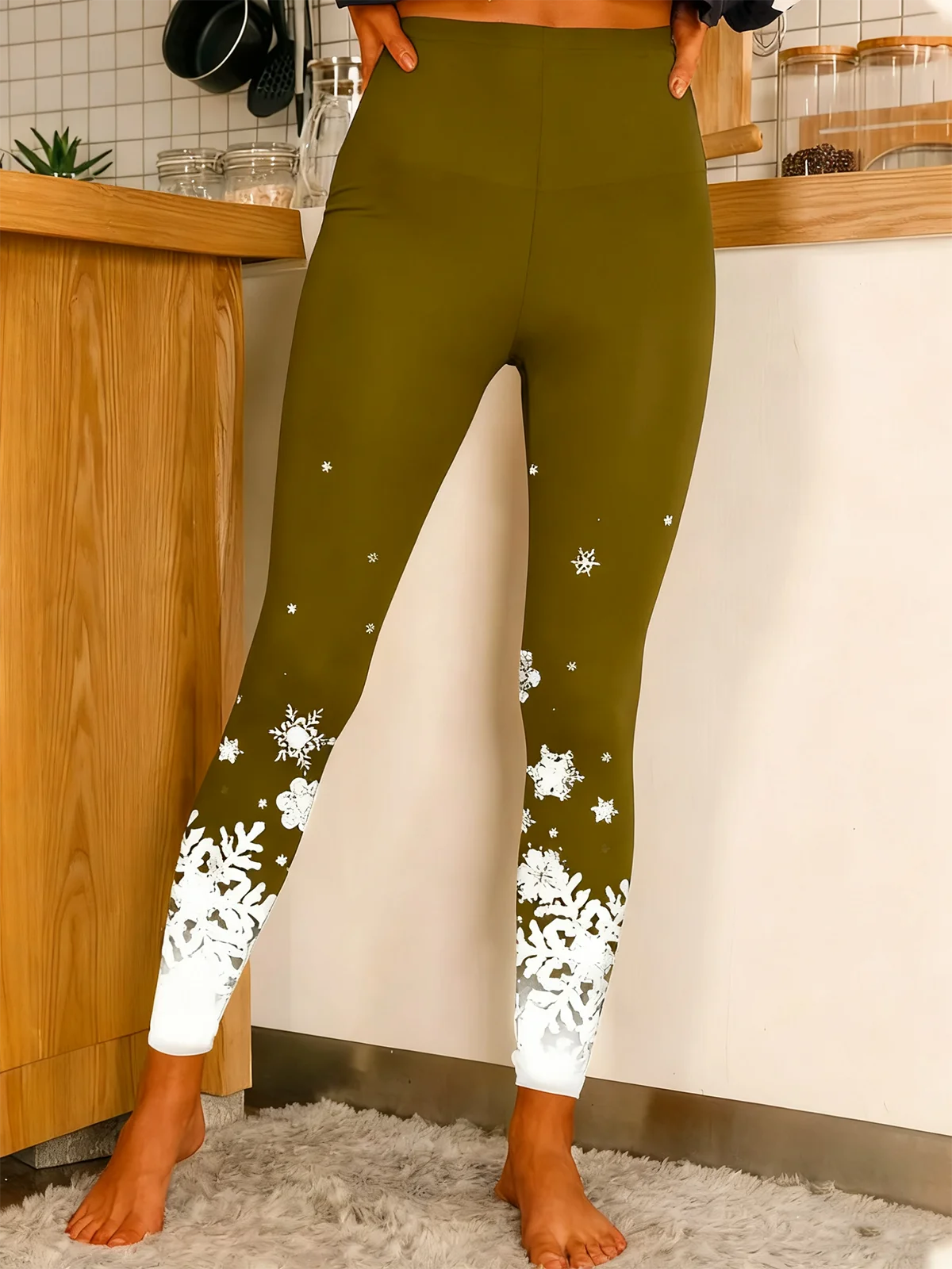 Pantalons De Yoga Décontracté Ombre Toutes Les Saisons Quotidien Serré Long Legging Droit Régulier pour Femmes