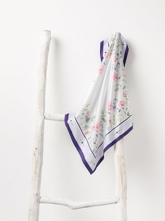 Écharpe Casual Toutes Saisons Plantes Polyester Léger Tressé Quotidien Hot List Écharpe pour Femme