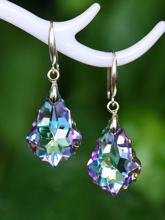 Boucles d'Oreilles Décontracté Ombre Toutes Les Saisons Cristal Quotidien Cristal Cristal Standard Pendre pour Femmes