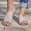 Chaussures de Sandale à Bout Ouvert pour Femmes