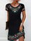 Robes Femme Fleuri Vacances Printemps Polyester Micro-élasticité Quotidien Mini Manches Courtes Droit