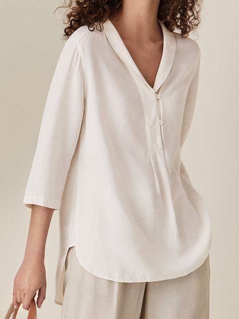 white casual shirts women