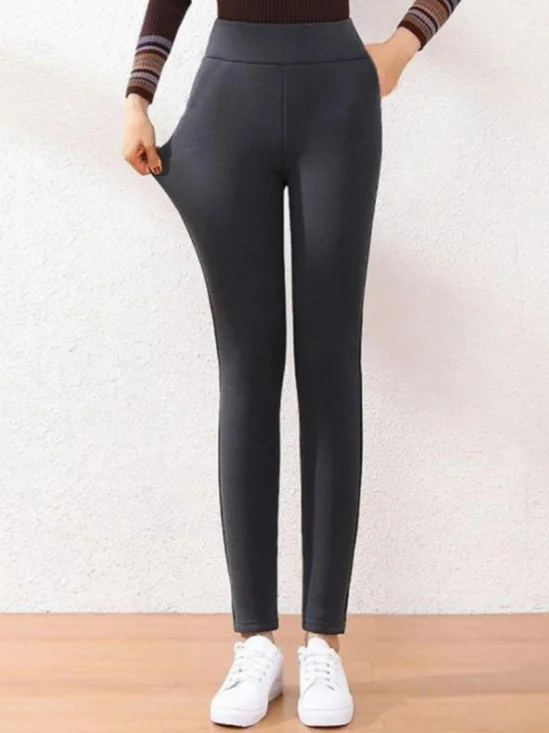 Pantalons De Yoga Femmes Basique Plain Printemps / Automne Taille Haute à Haute Élasticité Formel Adapté Long Long