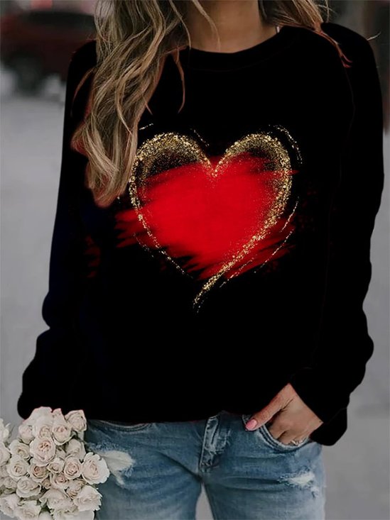 Sweat-shirt Halloween Femme - Impression Fantômes, Citrouilles, Chauves-souris, Manches Longues, Coton/polyester