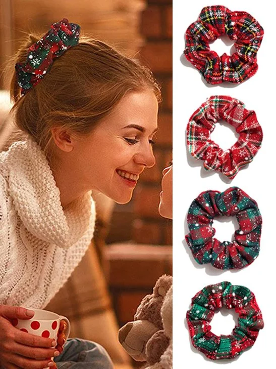 cheveux Accessoires Femmes Décontracté Toutes Les Saisons Noël Quotidien Attache-cheveux Polyester