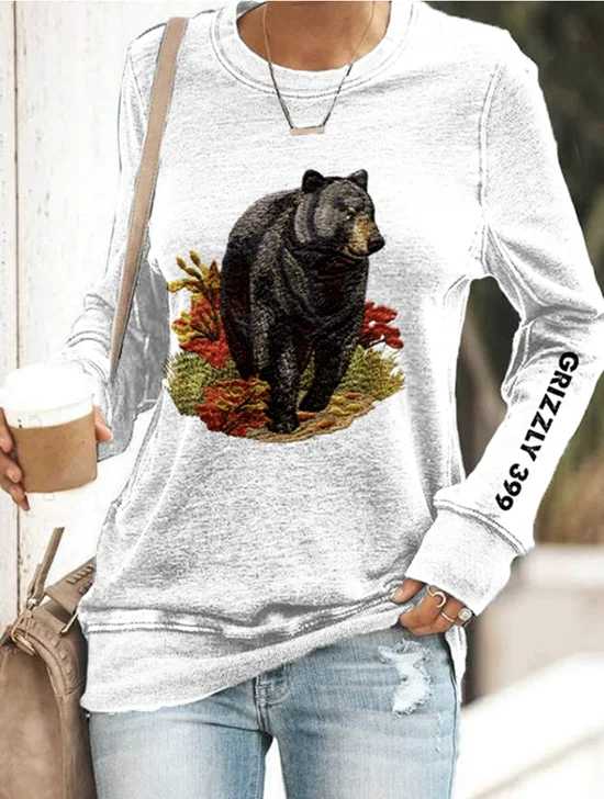 à Capuche Femmes Décontracté Printemps / Automne Lettres de texte Coton Sweat-shirt à Capuche Coupe Régulière Manches Longues Régulier Trapèze