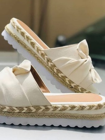 Chaussons Décontractés Été Décontractés Plateforme en Daim Femmes Bloc Talon Grande Taille pour Femme