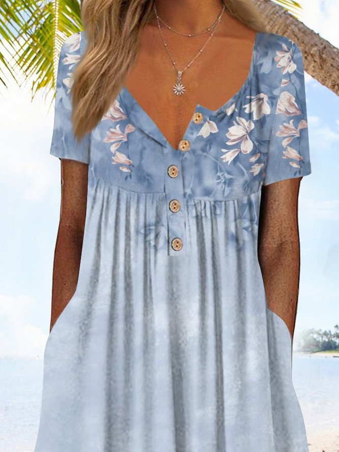 Robes Femme Ombre Vacances Été Léger Microélasticité Plage Longue