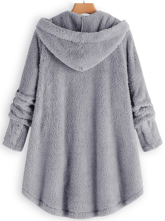 Manteau Femme Décontracté  Solide Boutonné Poids moyen Sports & Outdoor  Manche LongueFit Regular