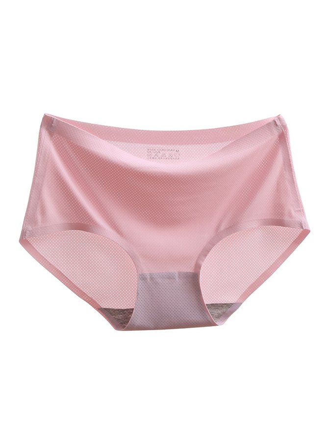 Culottes Plain Toutes Les Saisons Simple Spandex Léger à Haute Élasticité Respirable Coton ÉPINGLES Style pour Femmes