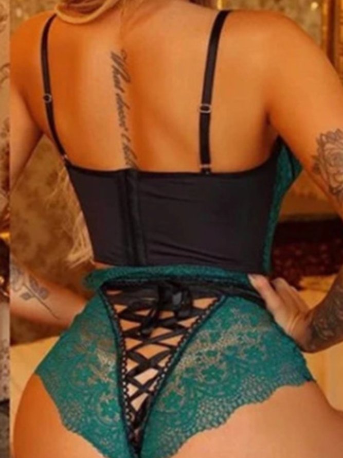 Soutiens-Gorge & Brassière Femmes Sexy Toutes Les Saisons Dentelle Dentelle Léger Bonnet 3/4 Sans Armature ÉPINGLES Style Pull-over