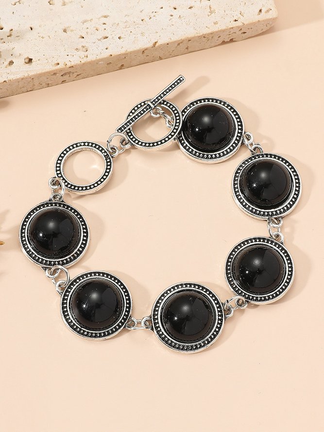 Bracelets Géométrique Rétro Toutes Les Saisons Vacances Perle Chaîne Bracelets pour Femmes