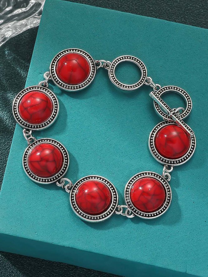 Bracelets Géométrique Rétro Toutes Les Saisons Vacances Perle Chaîne Bracelets pour Femmes
