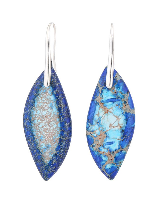 Boucles d'oreilles Femme Boho Abstrait Toutes Les Saisons Quotidien Pierre naturelle Pendre