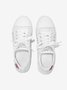 Toile Chaussures Femmes Décontracté Floral Toutes Les Saisons Maille Quotidien à Talon Plat Caoutchouc à Lacets Toile