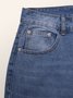 Jeans Plain Toutes Les Saisons Urbain Aucune élasticité Coupe Régulière Taille Moyenne Toile de Jean Long Régulier pour Femmes