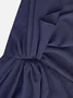 Robes Plain Été Élégant en Mousseline de Soie Rendez-Vous Régulier Formel Robe Non Semi-formel pour Femmes