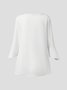 T-shirt Femme Décontracté Plaine L'  Lache Jersey Régulier A-Ligne Régulier