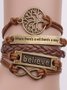 Bracelet Femme Décontracté Uni  Décontracté Alliage Bouton