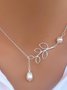 Collier Femme Uni élé  Perlé Alliage Femme
