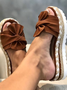 Chaussons Décontractés Été Décontractés Plateforme en Daim Femmes Bloc Talon Grande Taille pour Femme