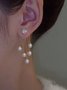 Boucles d'oreilles Femme Géométrique Fête Perle Imitation Perle Femme Perle Hot List