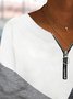 Sweats Femme Simple  Colorblock Micro-élasticité