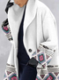 Femme Décontracté Ethnique Hiver Non élasticité  Ample en Laine Droit Régulier  Manteau